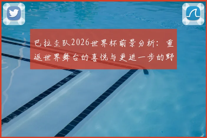 巴拉圭队2026世界杯前景分析:重返世界舞台的喜悦与更进一步的野望,主教练战术解析